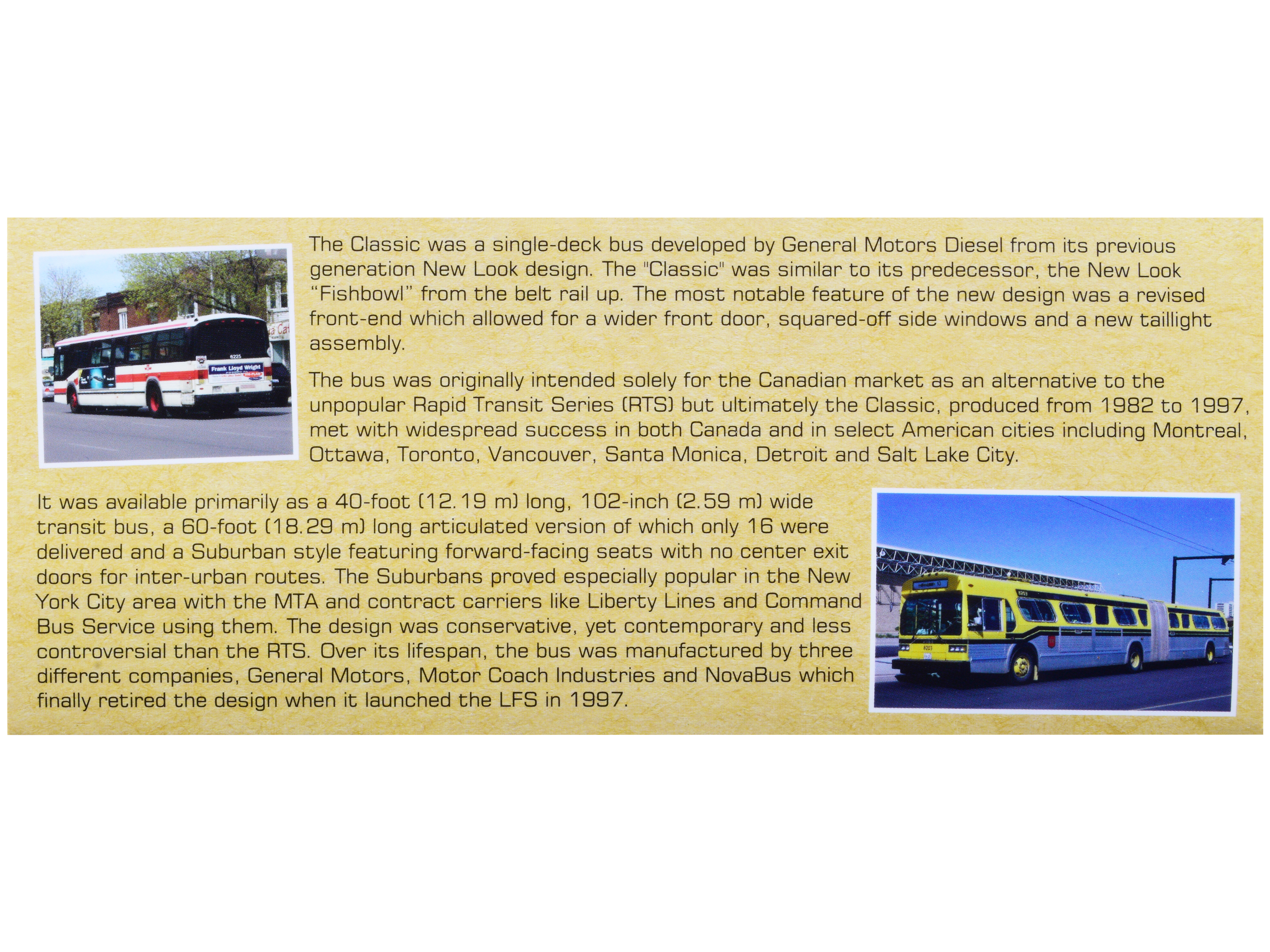 MCI MC-12 Coach Classic Bus "Grey Goose Lines" Destination: Winnipeg (Manitoba Canada) "Vintage Bus & Motorcoach Collection" 1/87 Diecast Model by Iconic Replicas - Image 4