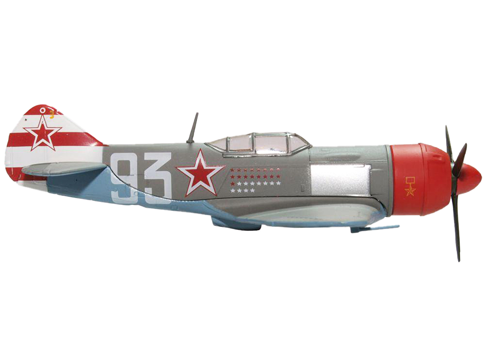 Lavochkin LA7 Fighter Plane Diecast Model - 1/72 Scale, 156th Fighter ...