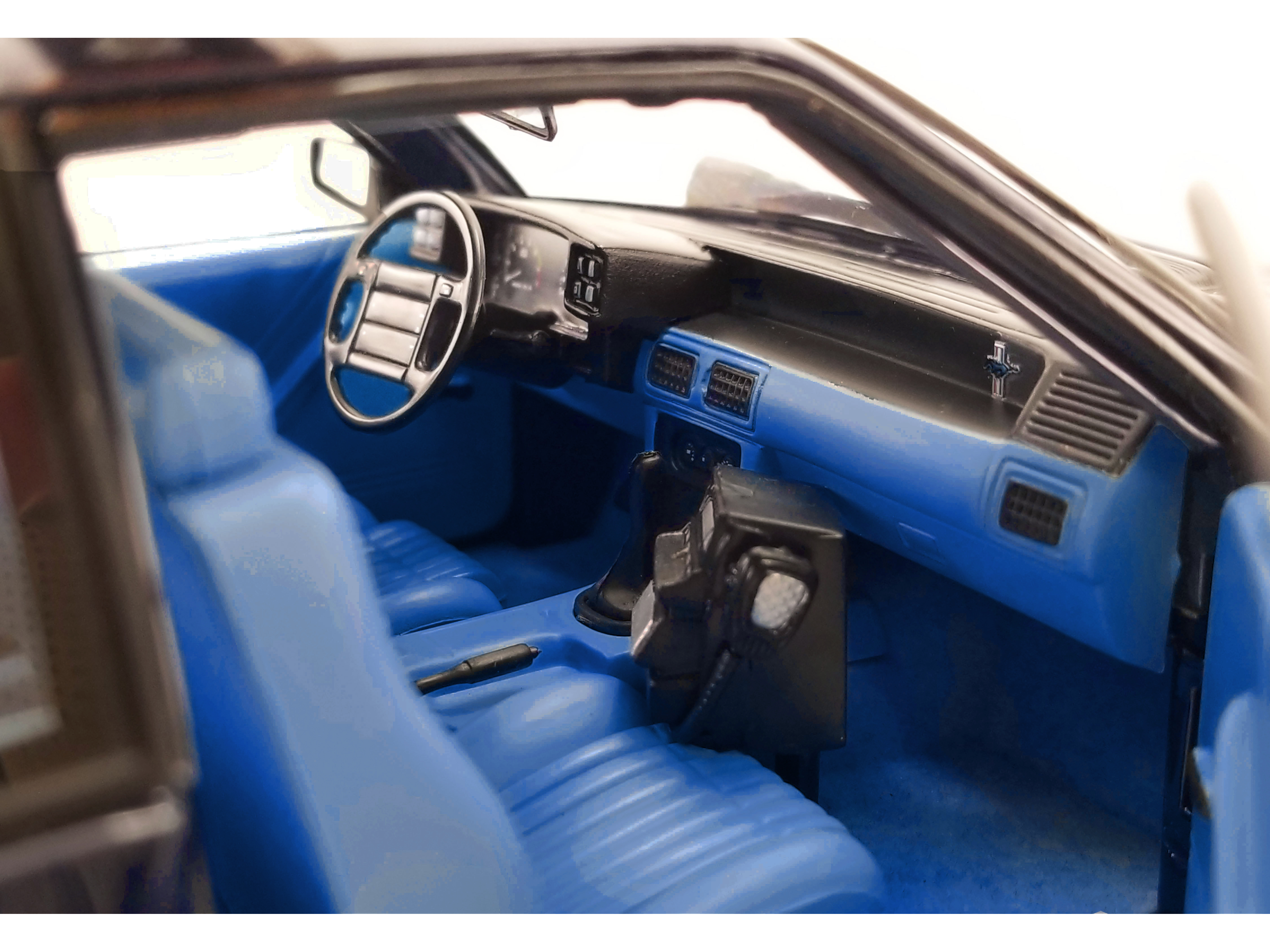 1988 Ford Mustang 5.0 SSP Dark Blue "U.S. Air Force U-2 Chase Car Dragon Chaser" Limited Edition to 852 pieces Worldwide 1/18 Diecast Model Car by GMP - Image 2